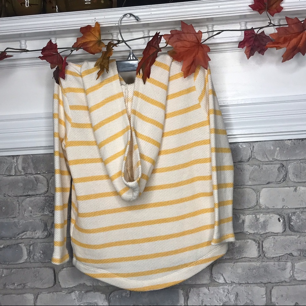 Old Navy Striped Graphic Cali-Fleece Hoodie S 6-7 - Picture 7 of 8